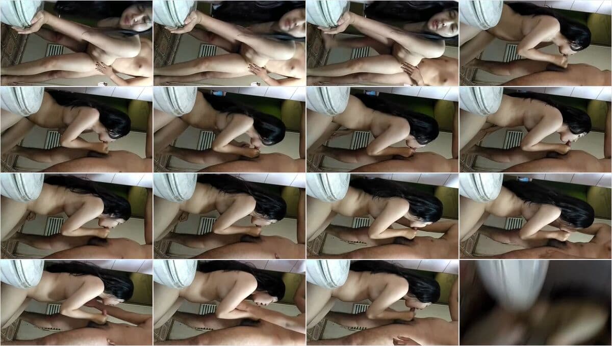 Petite Asian Babe Fingers Tight Wet Pussy Legs Spread - Amateur